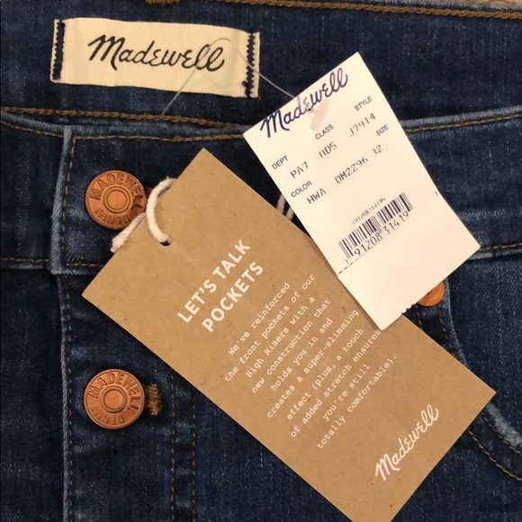 Madewell High-Rise Hanna Wash Skinny Jeans NWT - Picture 10 of 14